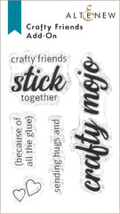 Stamp Bundle Crafty Friends Stamp Set & Add-On Stamp Set Bundle