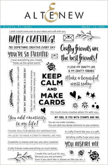 Stamp Bundle Crafty Friends Stamp Set & Add-On Stamp Set Bundle
