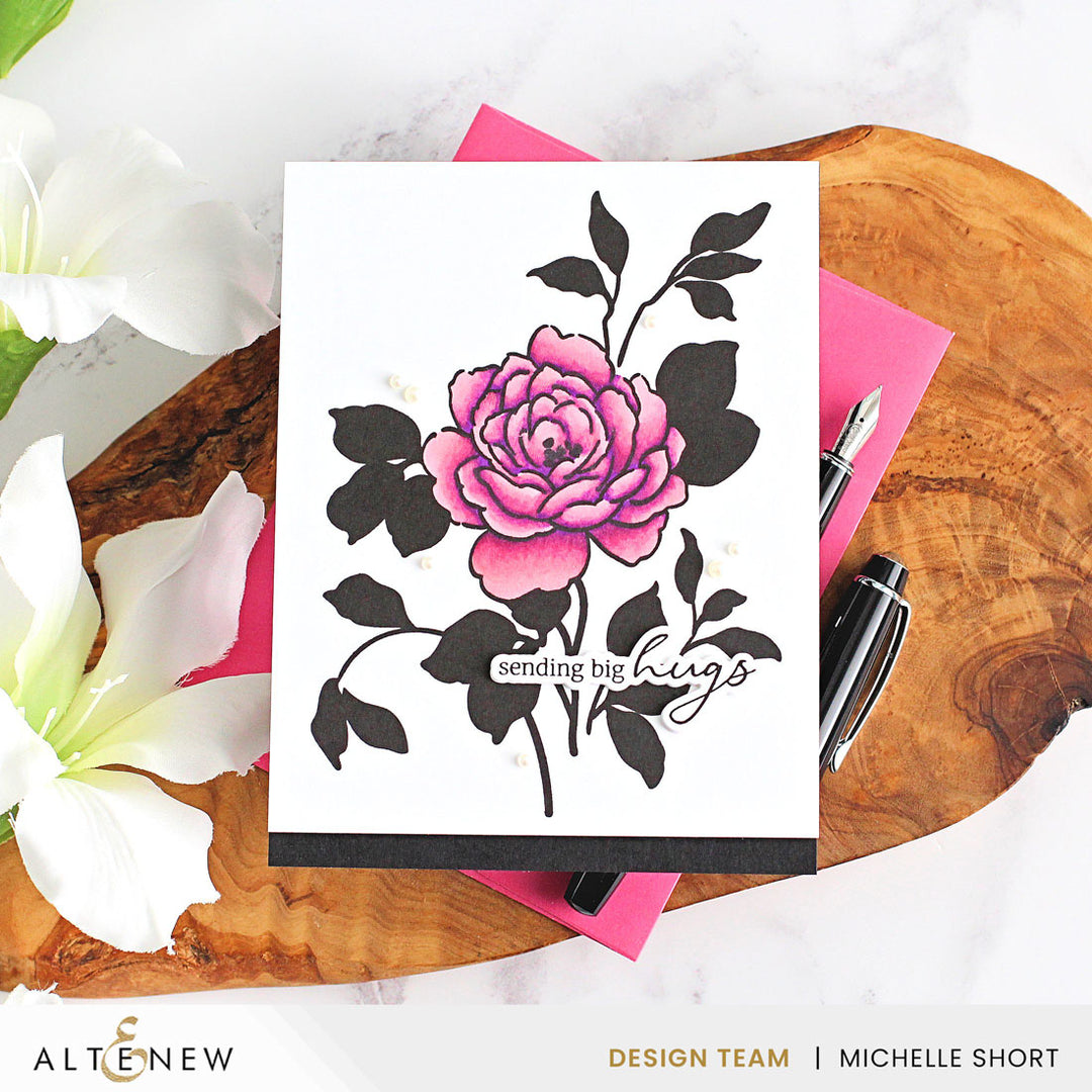 Stamp & Die & Betterpress Plates Bundle Enchanted Roses