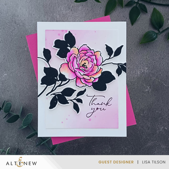 Stamp & Die & Betterpress Plates Bundle Enchanted Roses