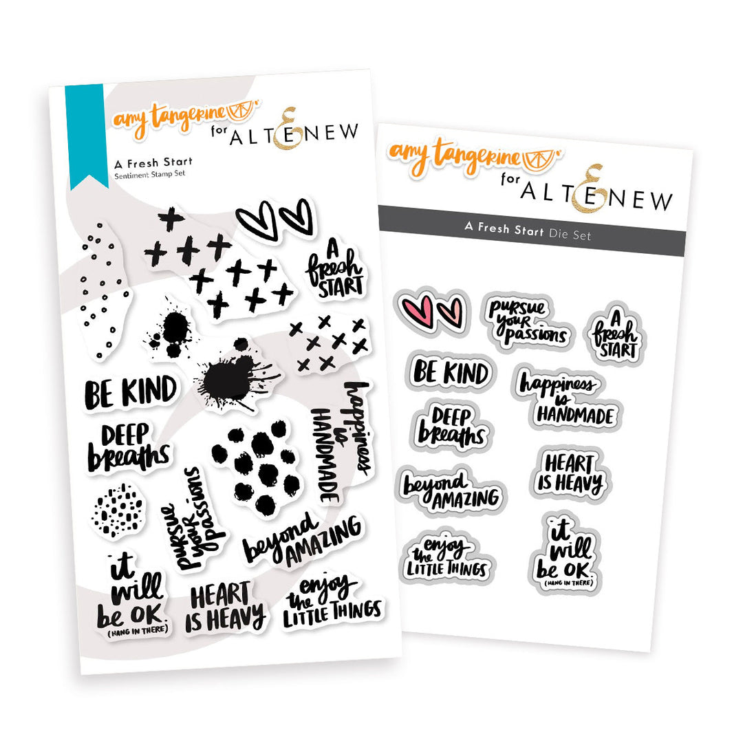 Stamp & Die Bundle A Fresh Start