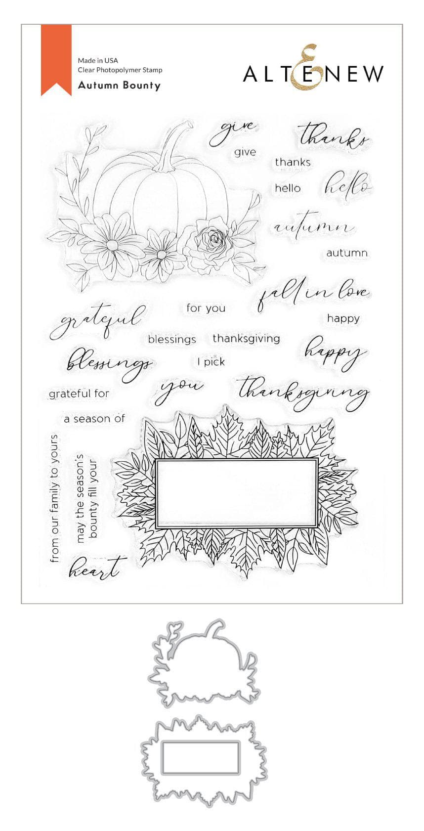 Stamp & Die Bundle Autumn Bounty