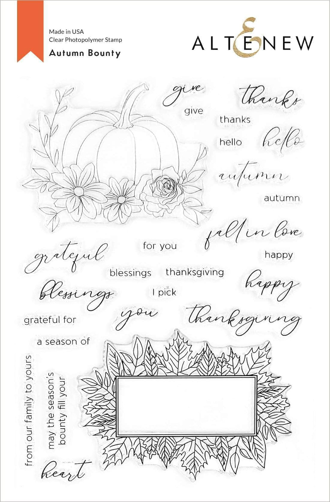 Stamp & Die Bundle Autumn Bounty