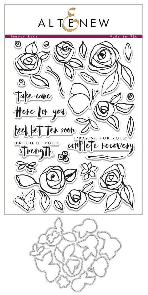 Stamp & Die Bundle Bamboo Rose