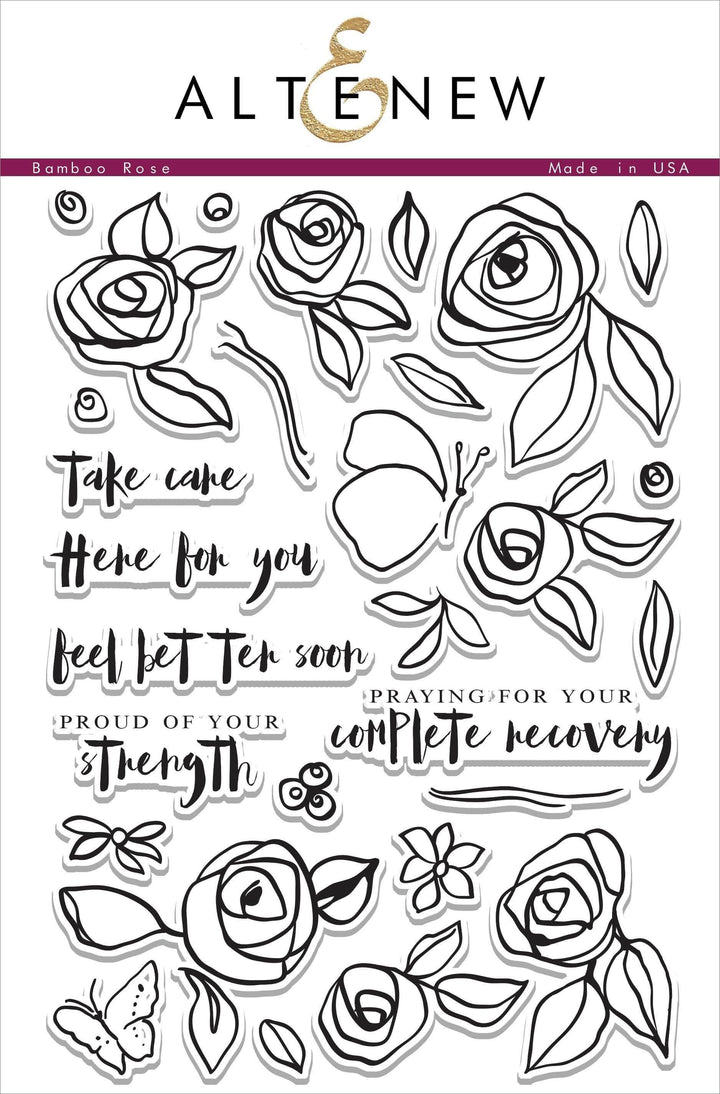 Stamp & Die Bundle Bamboo Rose