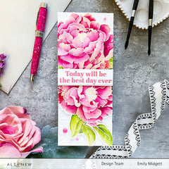 Stamp & Die Bundle Billowing Peonies