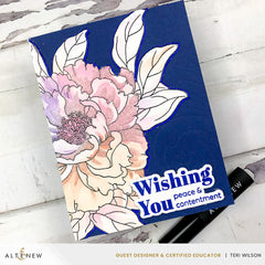 Stamp & Die Bundle Billowing Peonies