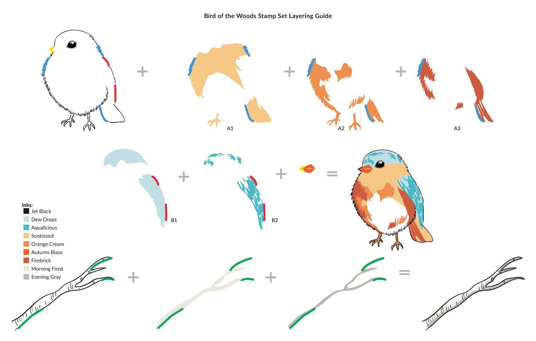 Stamp & Die Bundle Bird Of The Woods