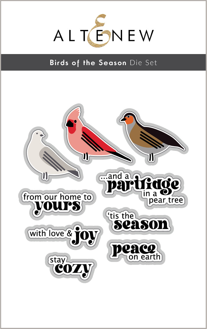 Stamp & Die Bundle Birds Of The Season