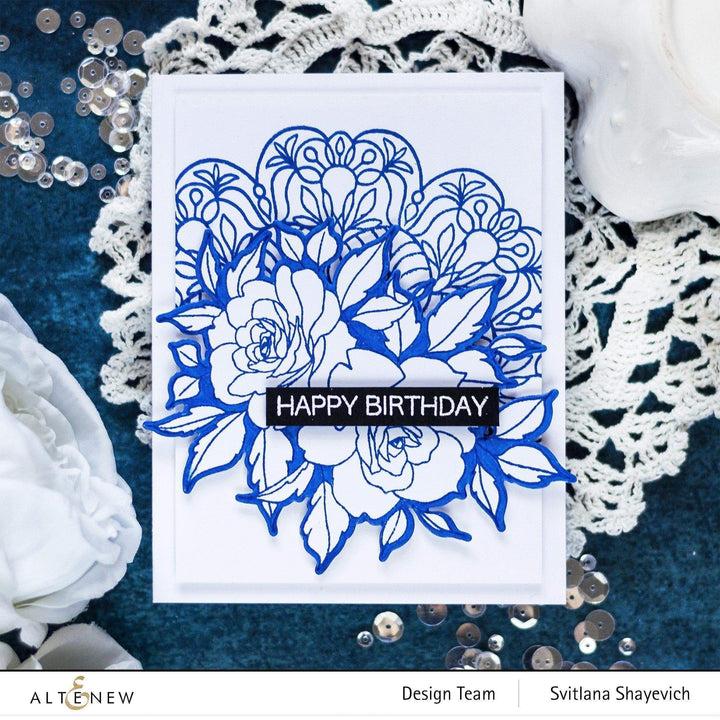Stamp & Die Bundle Blooming Mandalas