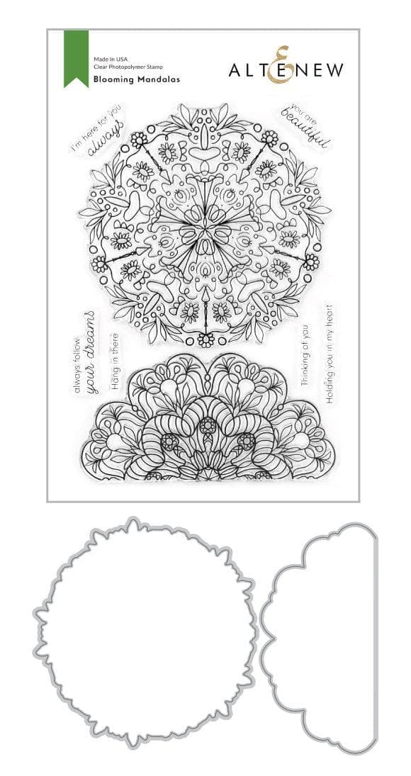 Stamp & Die Bundle Blooming Mandalas