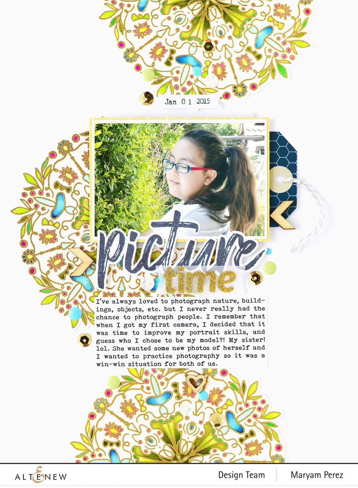 Stamp & Die Bundle Blooming Mandalas