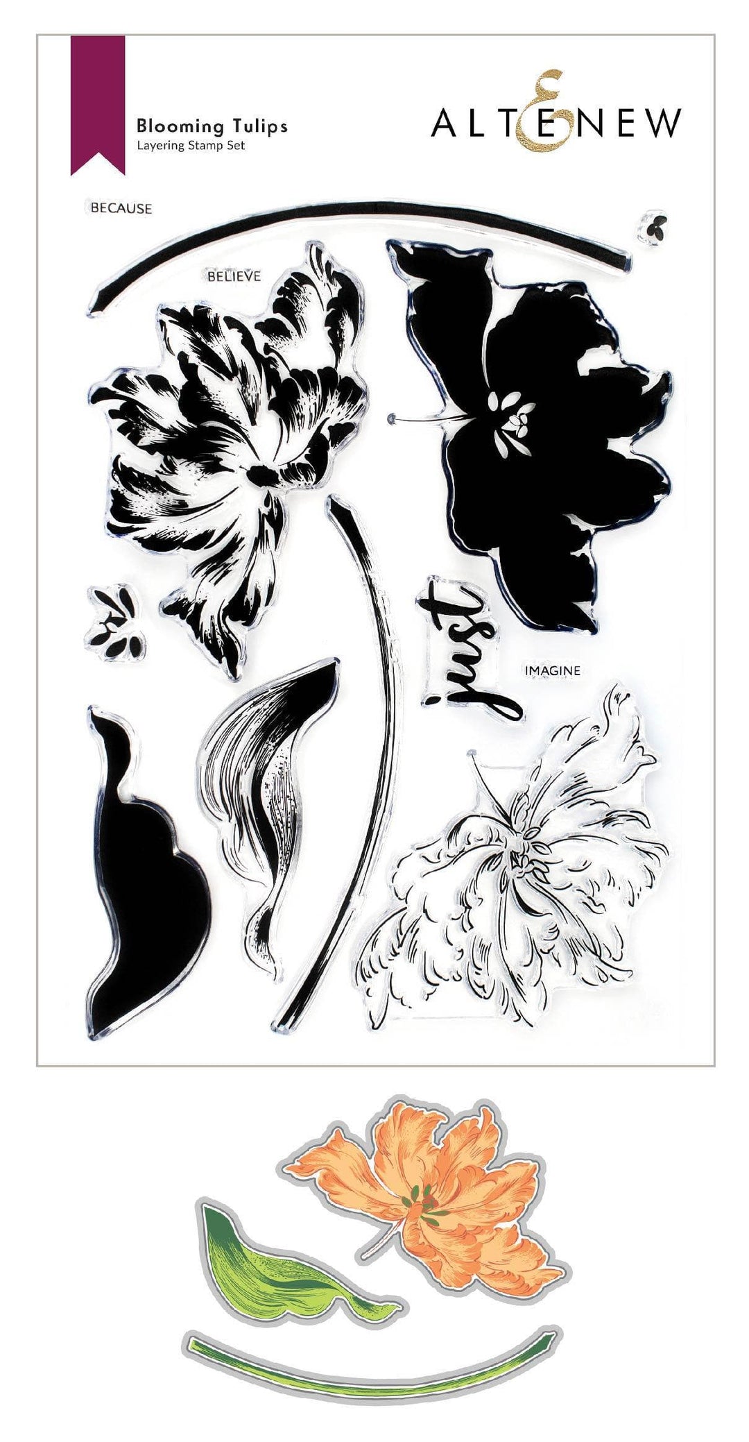 Stamp & Die Bundle Blooming Tulips