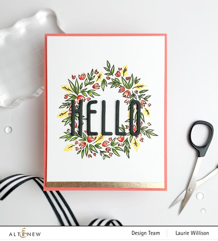 Stamp & Die Bundle Blossom Wreath