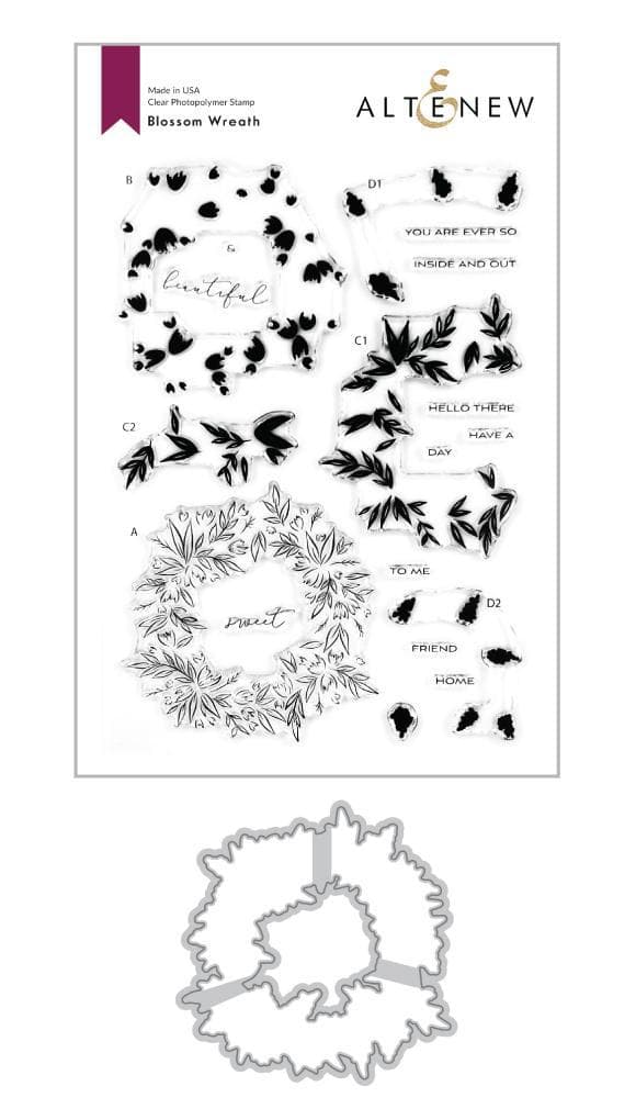 Stamp & Die Bundle Blossom Wreath