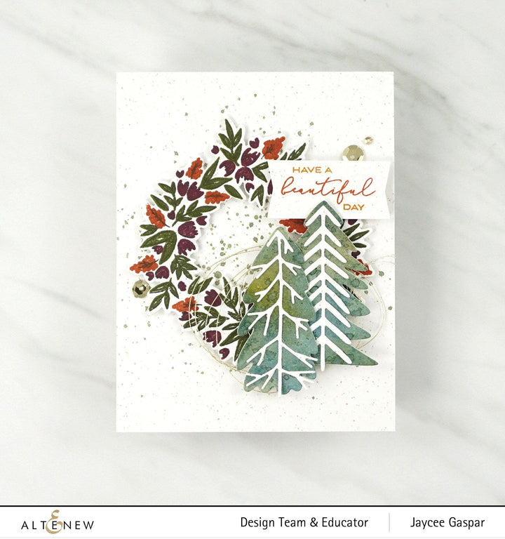 Stamp & Die Bundle Blossom Wreath