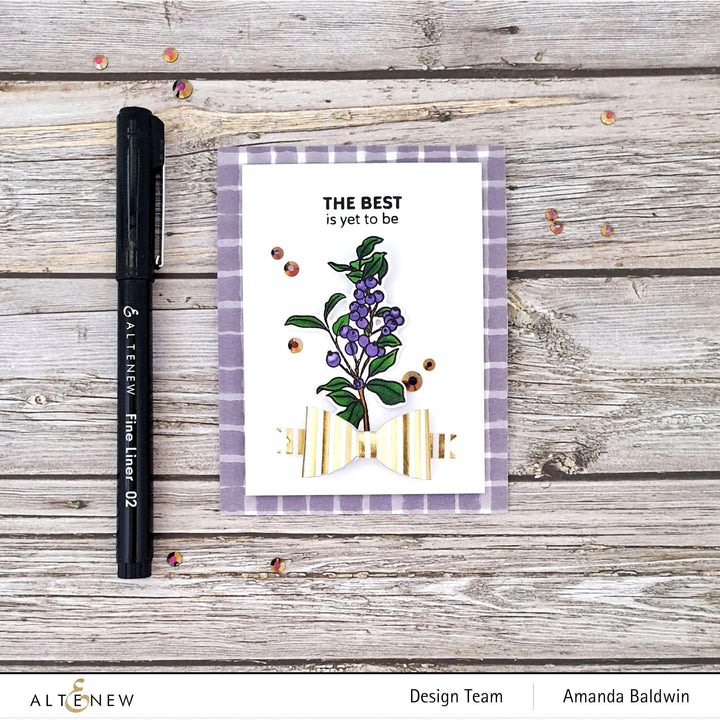 Stamp & Die Bundle Blueberry Branch