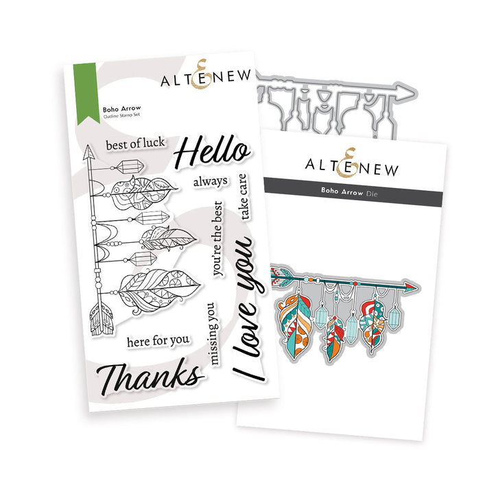 Stamp & Die Bundle Boho Arrow