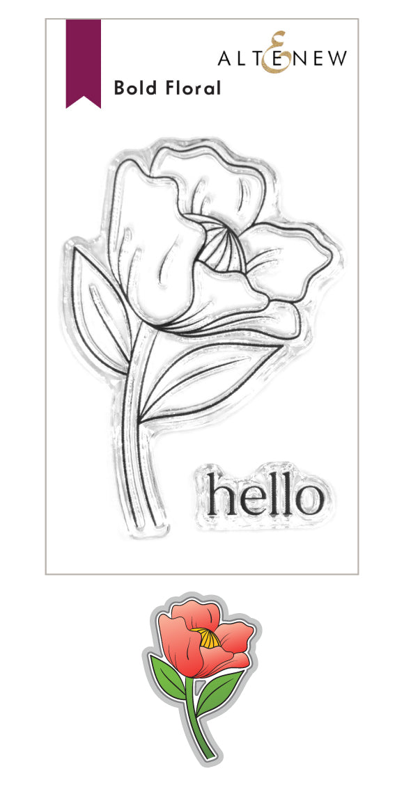 Stamp & Die Bundle Bold Floral