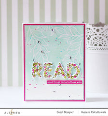 Stamp & Die Bundle Botanical Bookmark