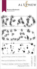 Stamp & Die Bundle Botanical Bookmark