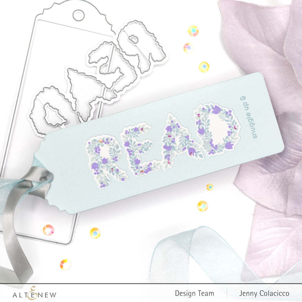 Stamp & Die Bundle Botanical Bookmark