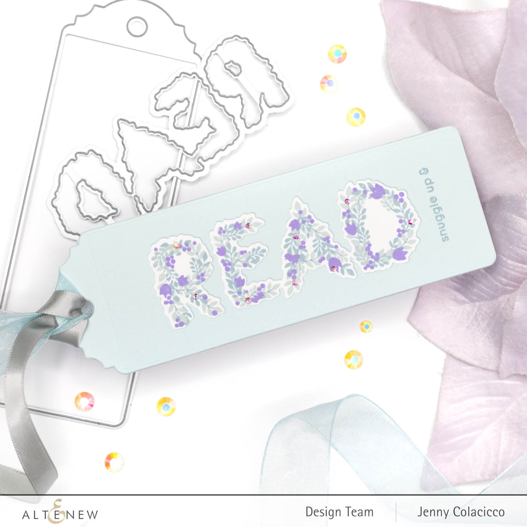 Stamp & Die Bundle Botanical Bookmark