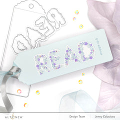 Stamp & Die Bundle Botanical Bookmark