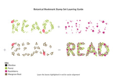 Stamp & Die Bundle Botanical Bookmark