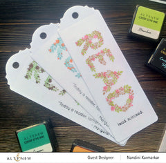 Stamp & Die Bundle Botanical Bookmark