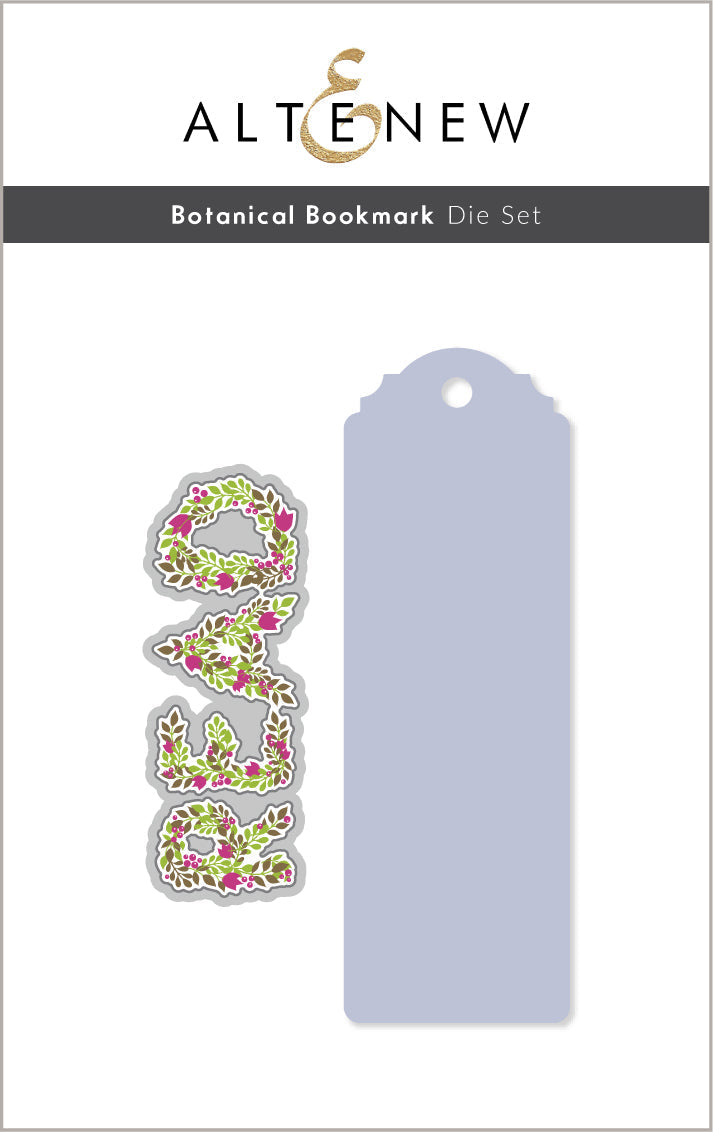 Stamp & Die Bundle Botanical Bookmark