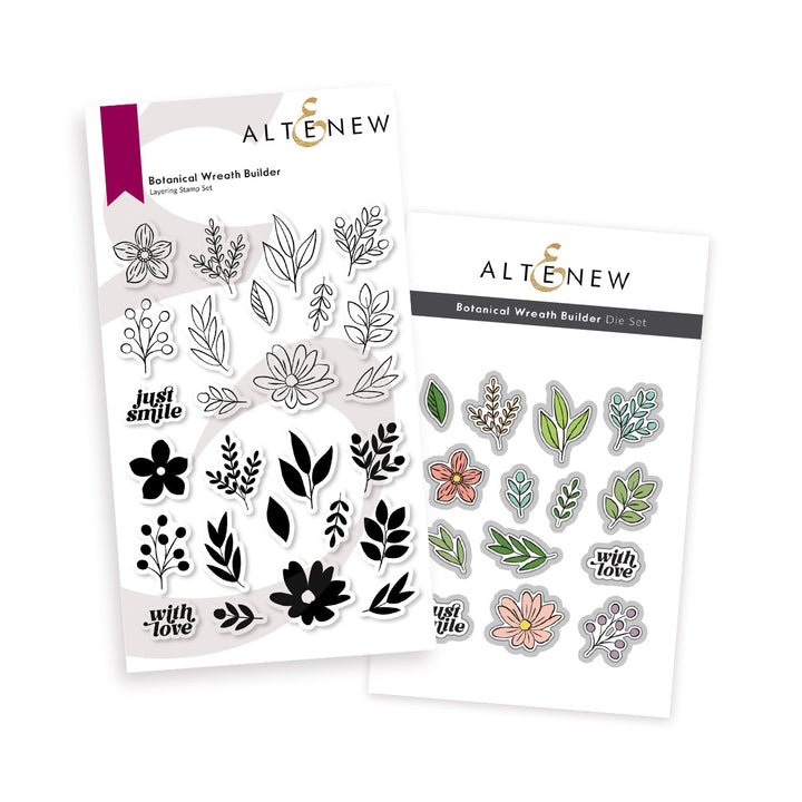 Stamp & Die Bundle Botanical Wreath Builder