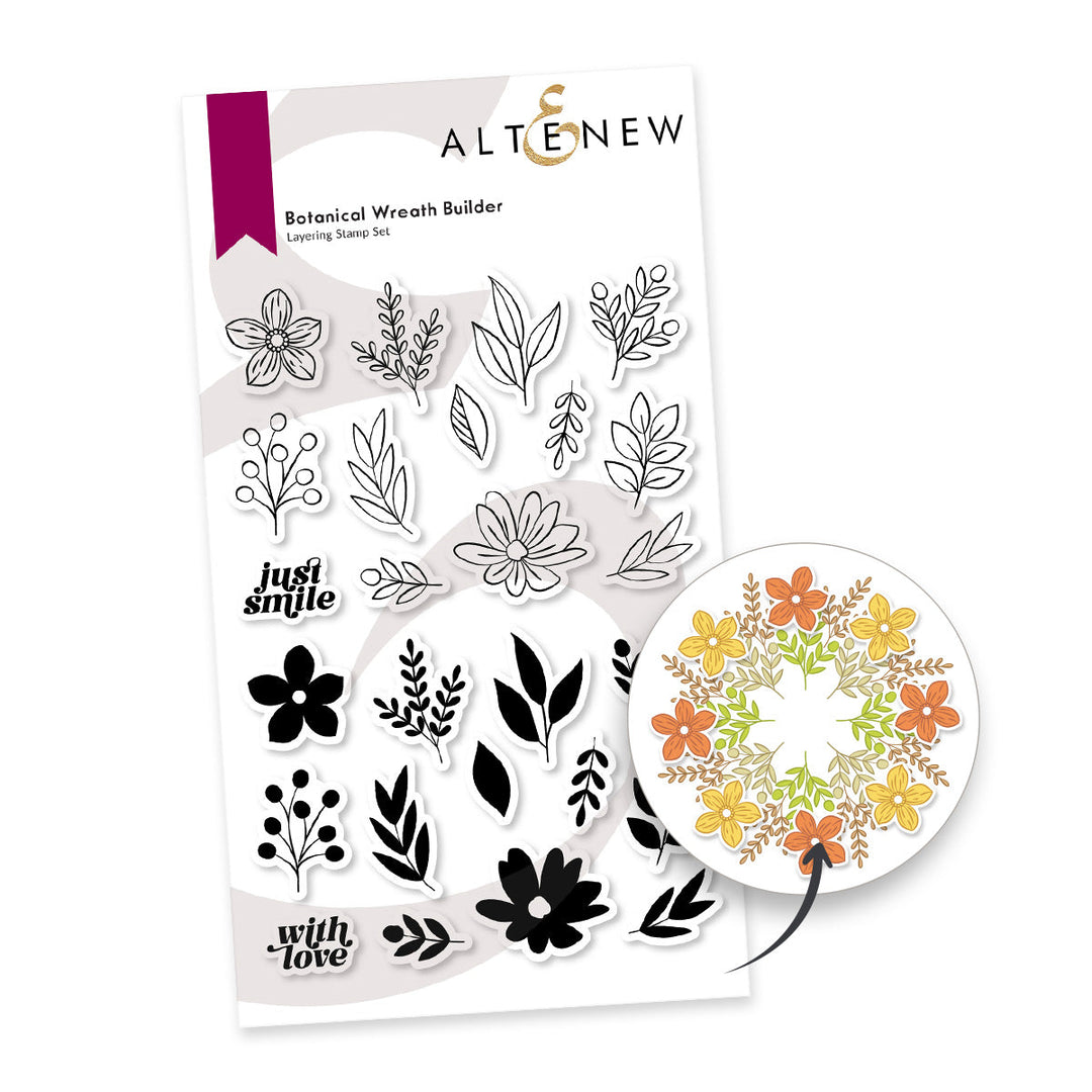 Stamp & Die Bundle Botanical Wreath Builder
