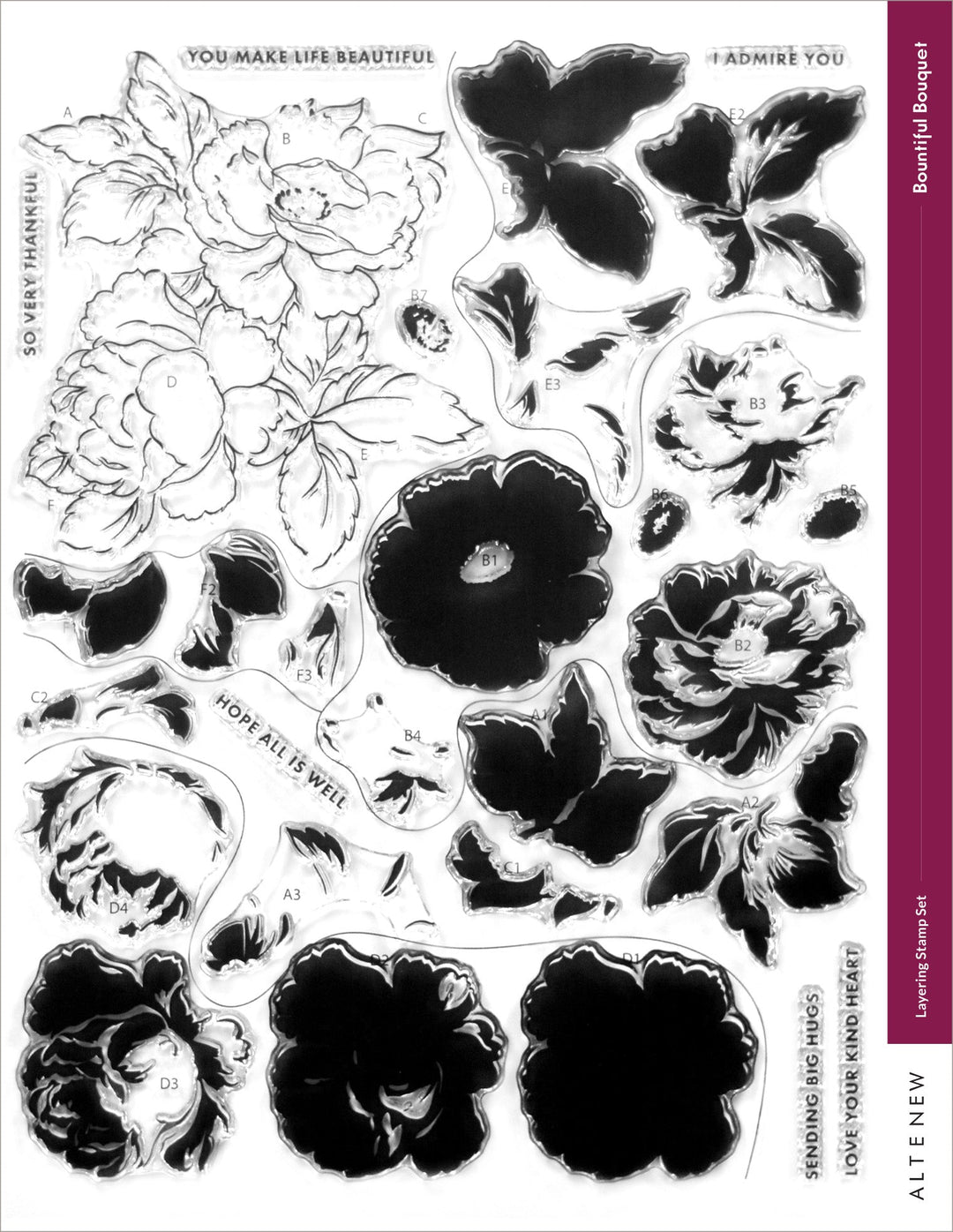 Stamp & Die Bundle Bountiful Bouquet