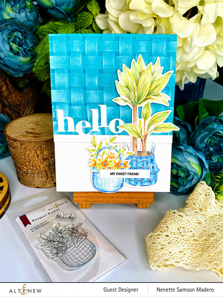 Stamp & Die Bundle Bouquet Basket