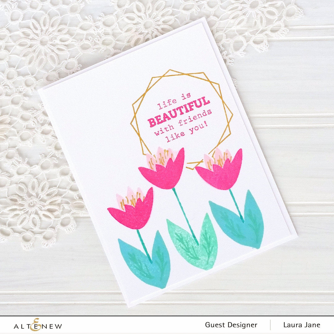 Stamp & Die Bundle Bright Blossoms