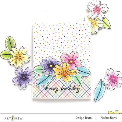 Stamp & Die Bundle Build-A-Flower: Primrose & Add-On Layering Die Bundle