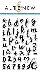 Stamp & Die Bundle Calligraphy Alpha