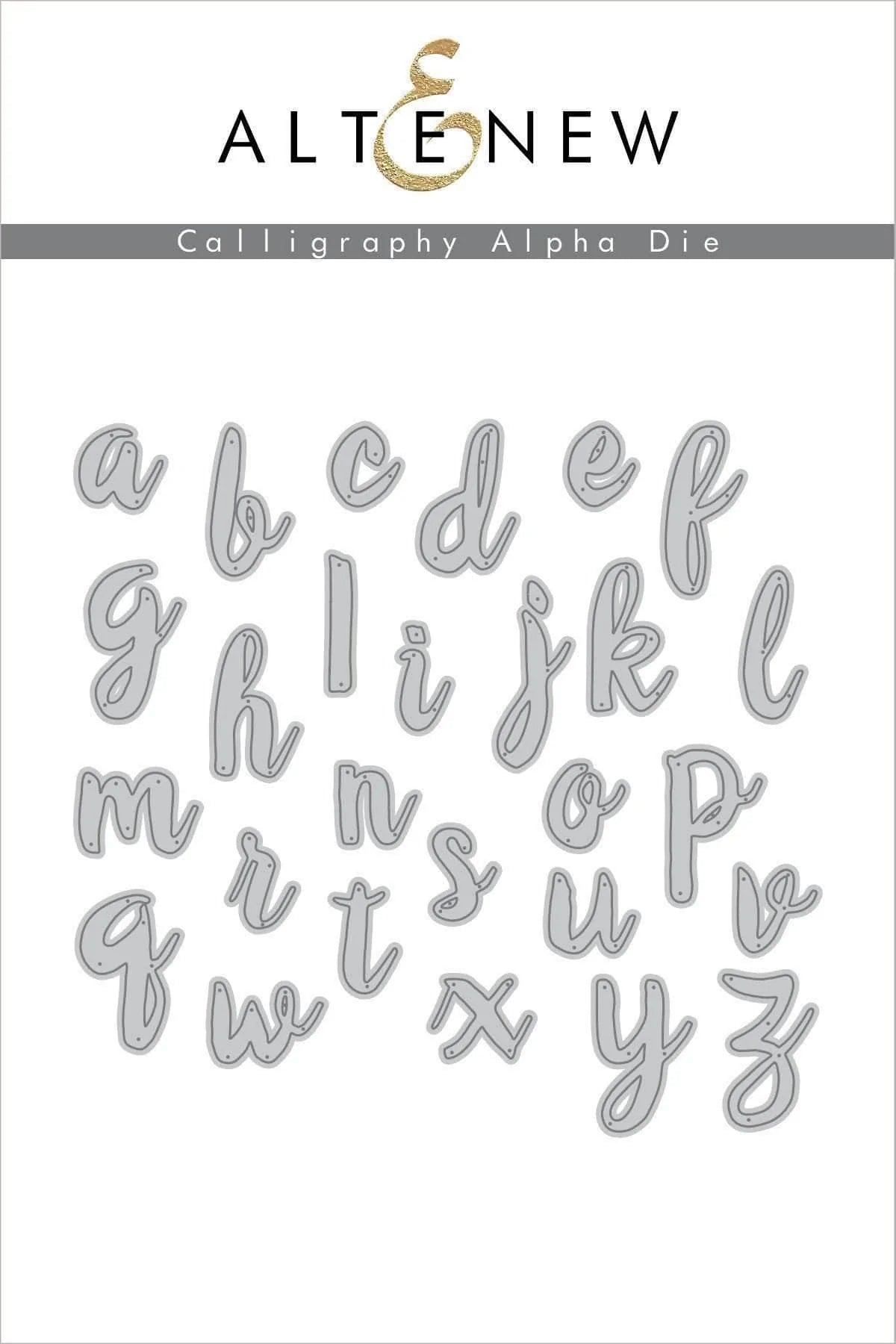 Stamp & Die Bundle Calligraphy Alpha