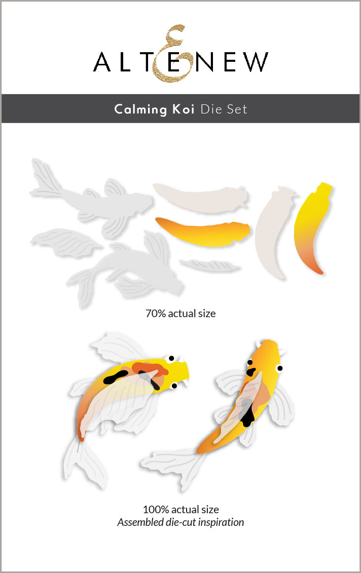 Stamp & Die Bundle Calming Koi