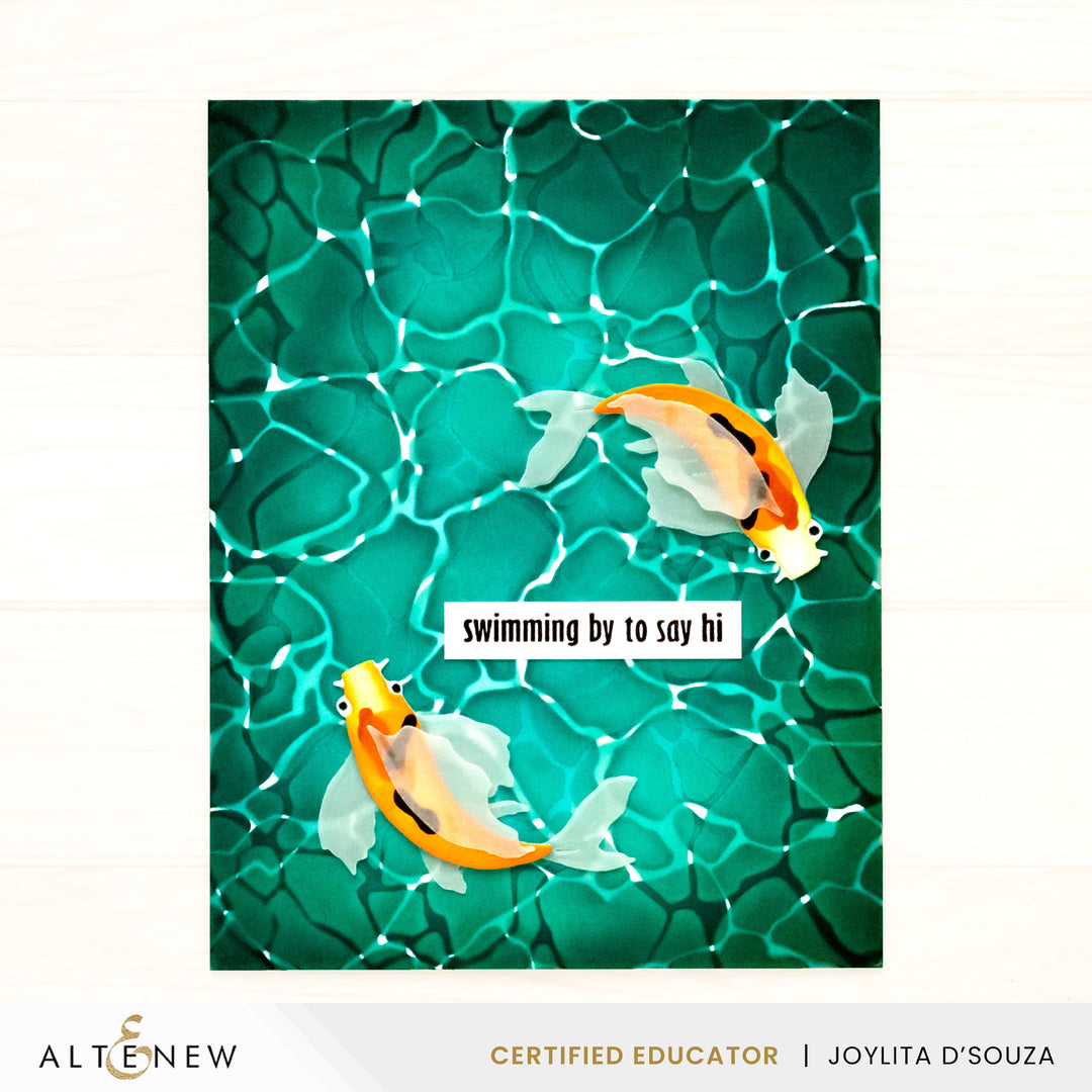 Stamp & Die Bundle Calming Koi