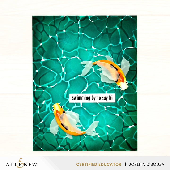 Stamp & Die Bundle Calming Koi