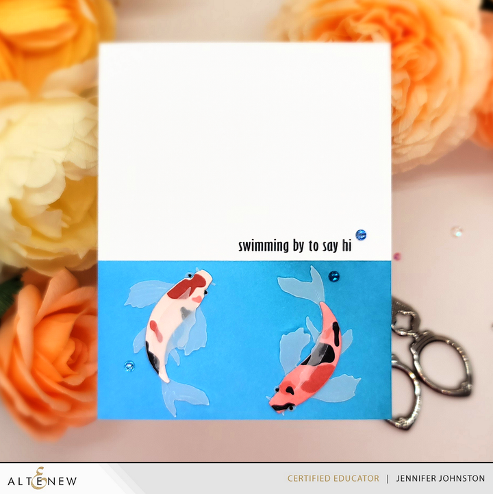 Stamp & Die Bundle Calming Koi