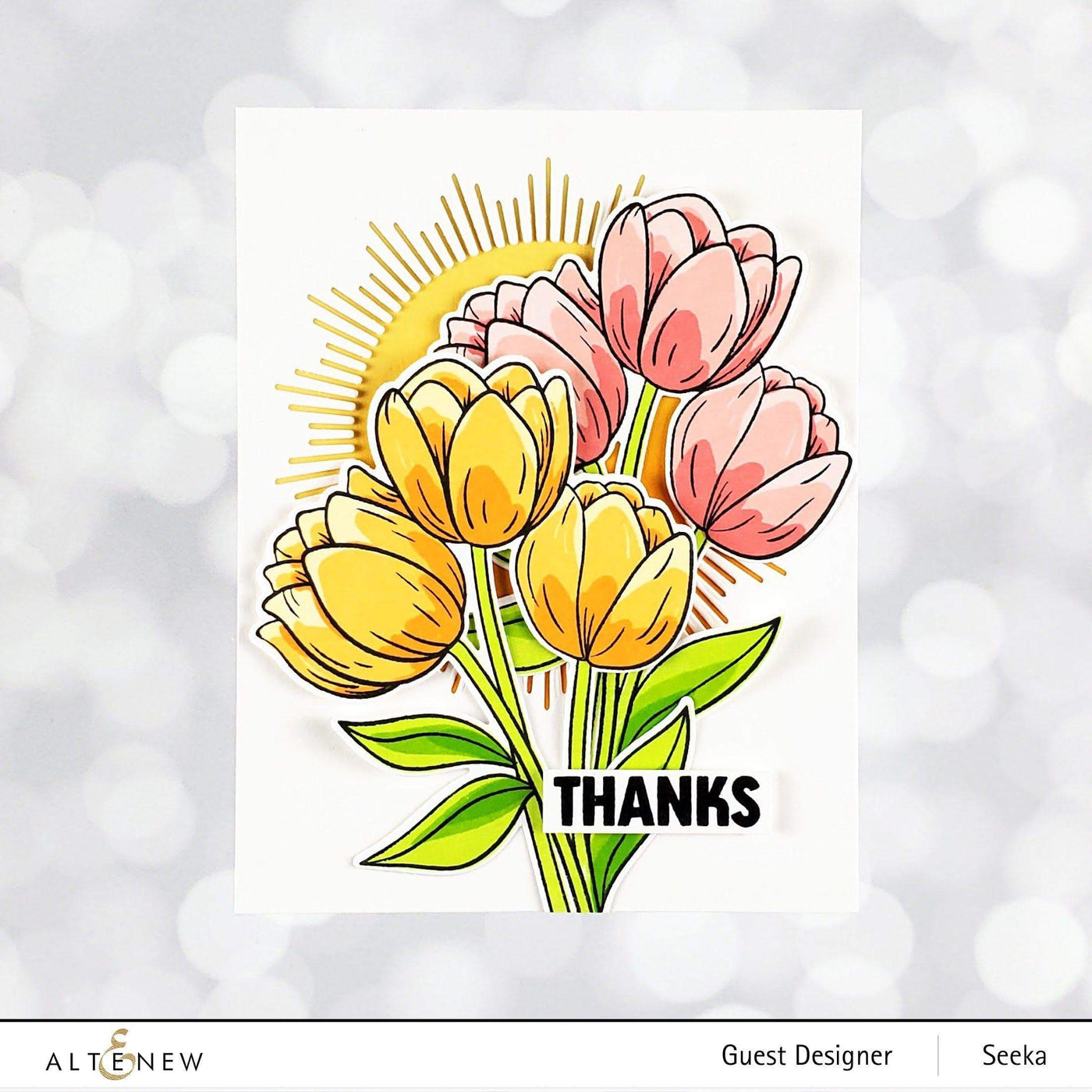 Stamp & Die Bundle Cartoon Tulips