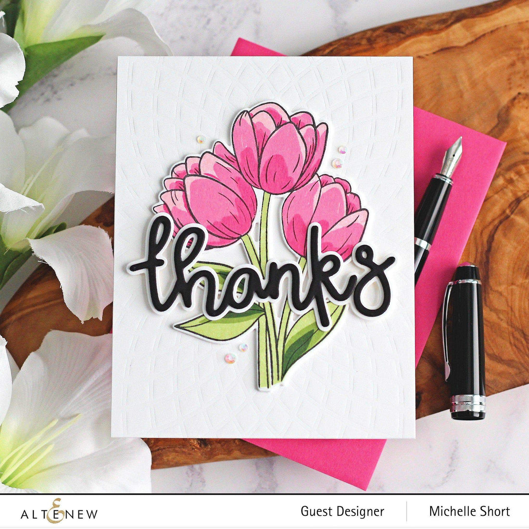 Stamp & Die Bundle Cartoon Tulips