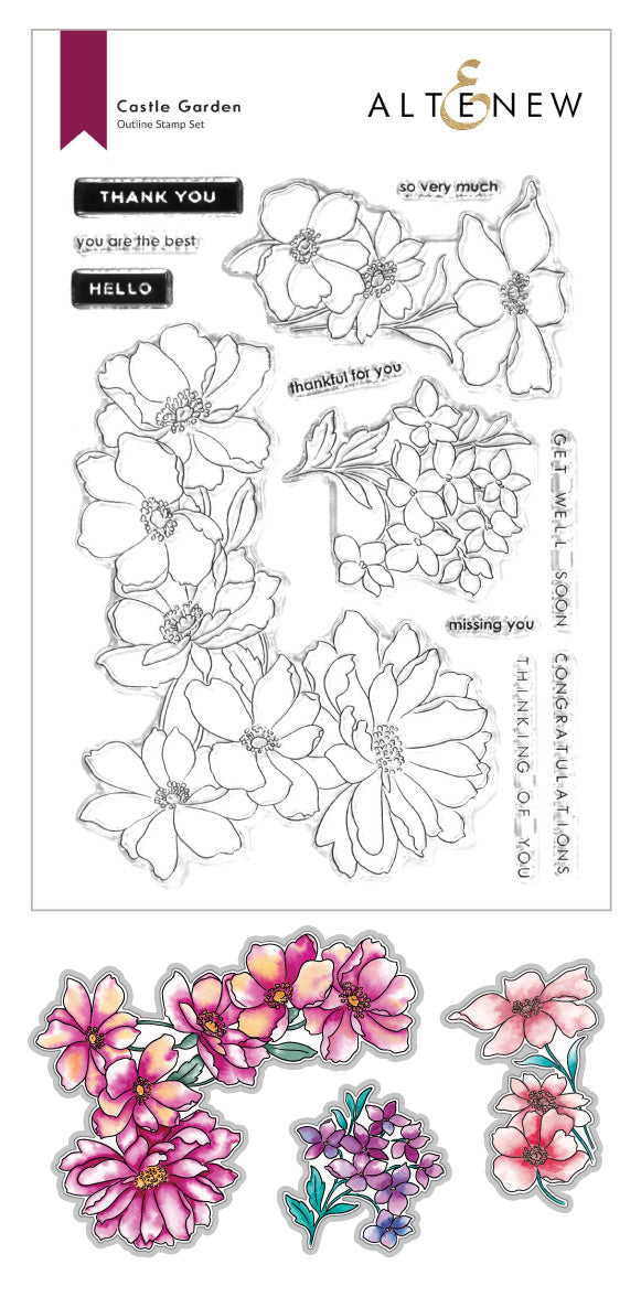 Stamp & Die Bundle Castle Garden