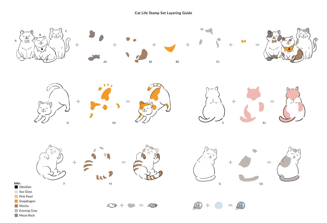 Stamp & Die Bundle Cat Life