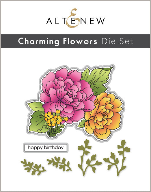 Stamp & Die Bundle Charming Flowers
