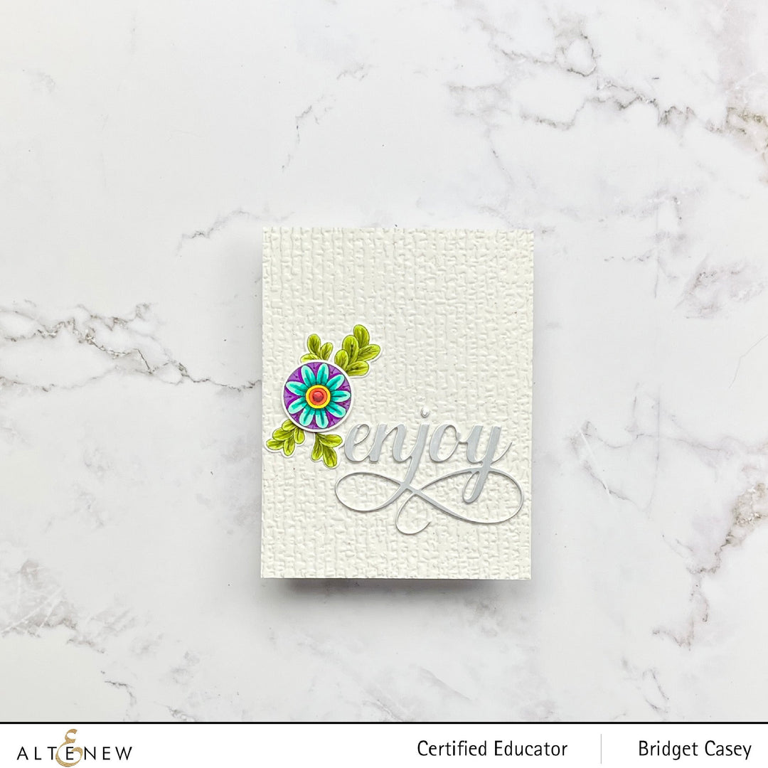 Stamp & Die Bundle Circle And Feathers