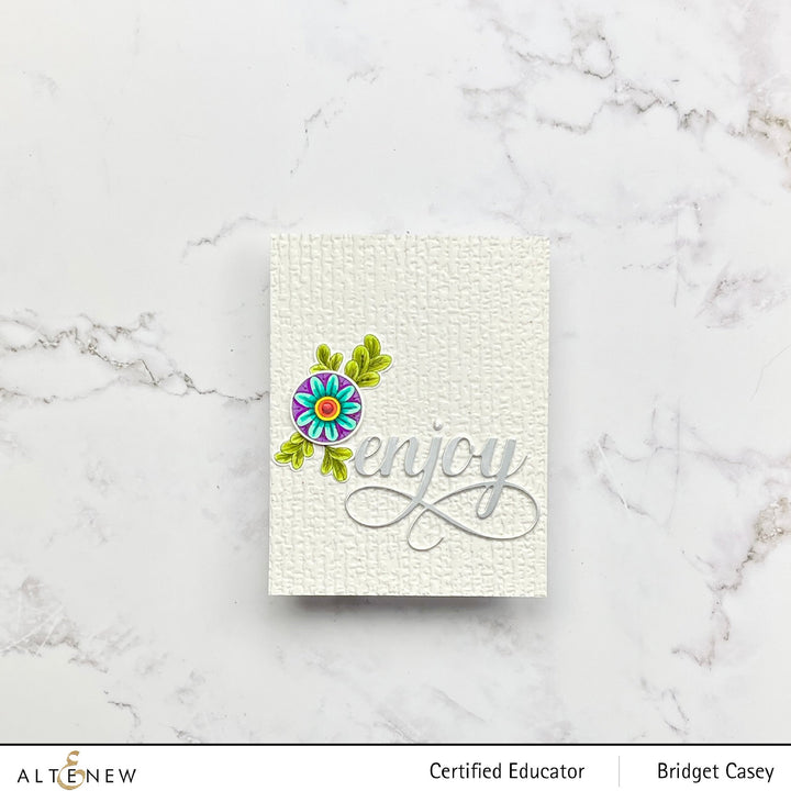 Stamp & Die Bundle Circle And Feathers